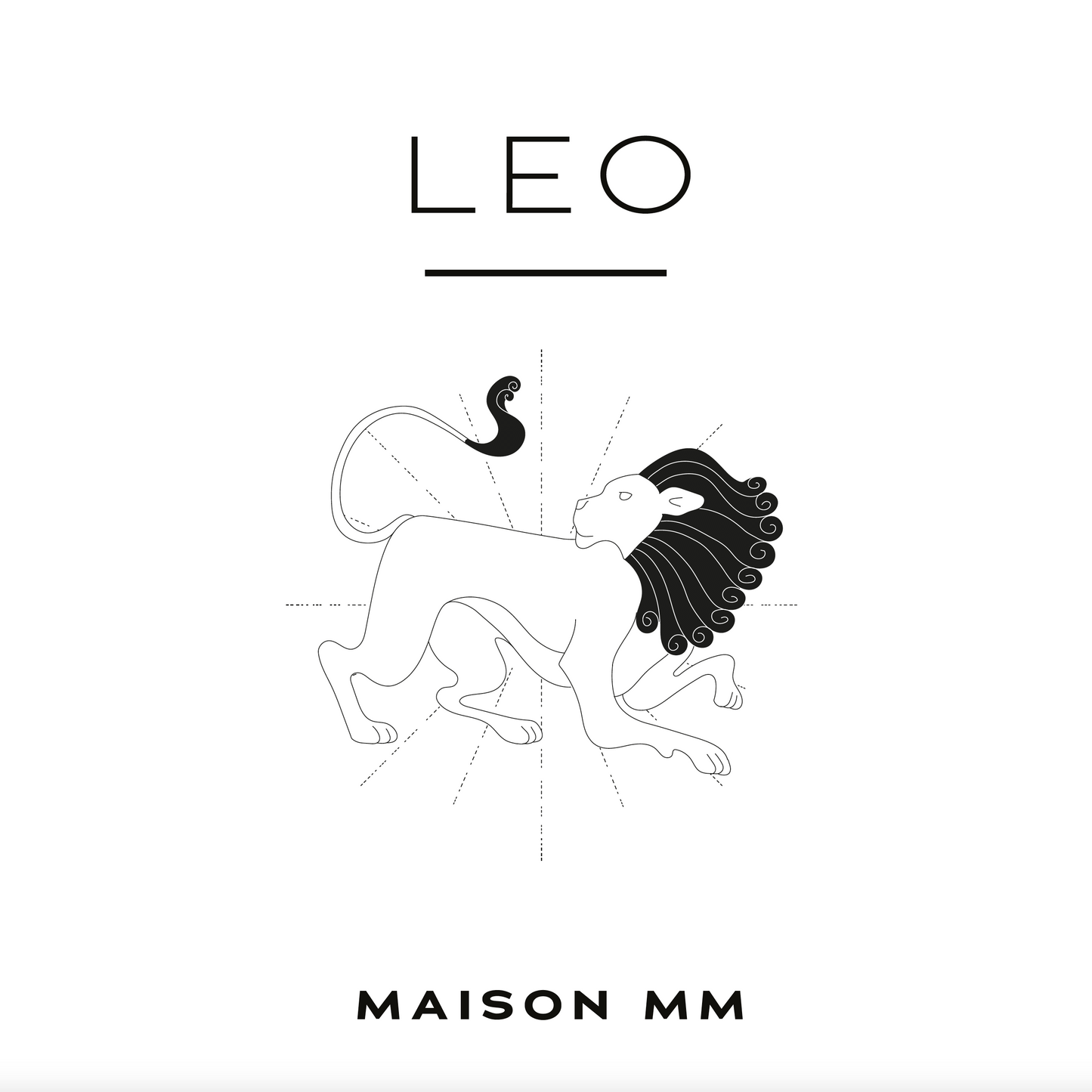 Maison MM Zodiac Leo Candle - Natural Wax