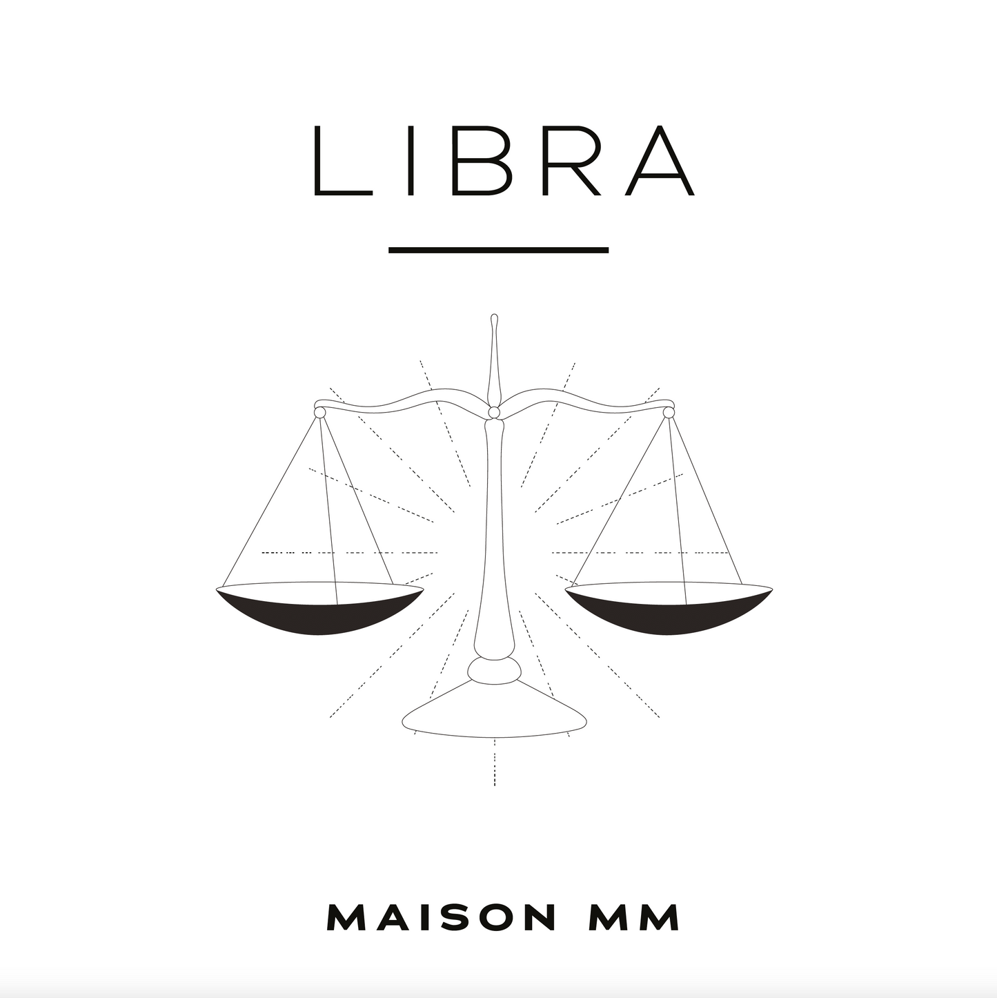 Maison MM Zodiac Libra Candle - Natural Wax