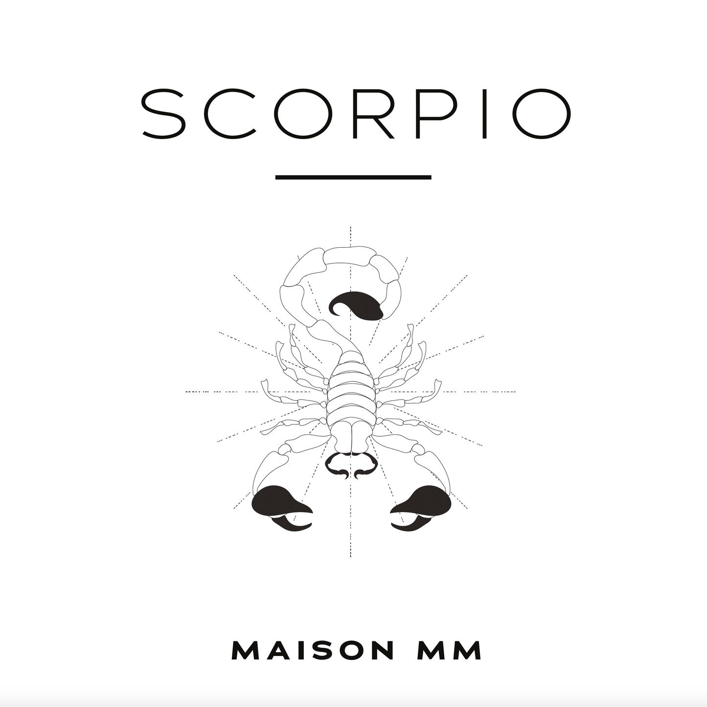 Maison MM Zodiac Scorpio Candle - Natural Wax