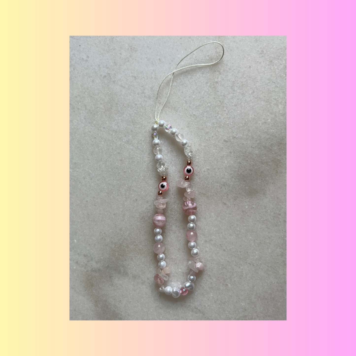 Gemstone Phone Charm