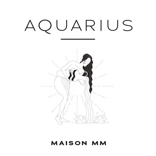 Maison MM Zodiac Aquarius Candle - Natural Wax