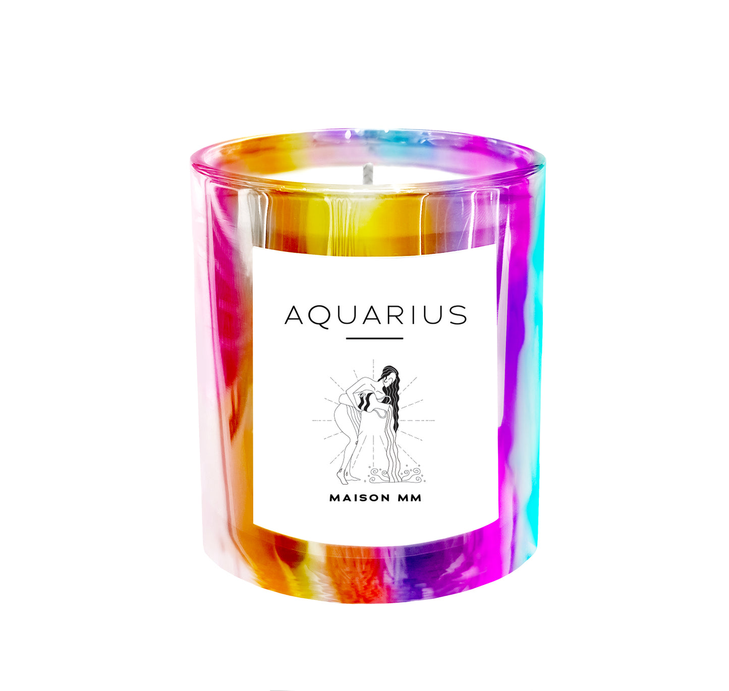 Maison MM Zodiac Aquarius Candle - Natural Wax