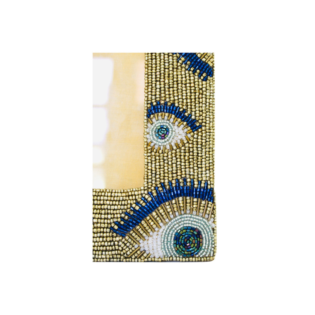 Evil Eye Photo Frame - Glass Beads