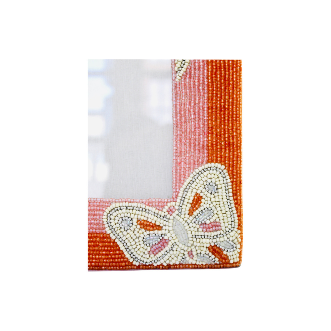 Butterfly Photo Frame - Glass Beads