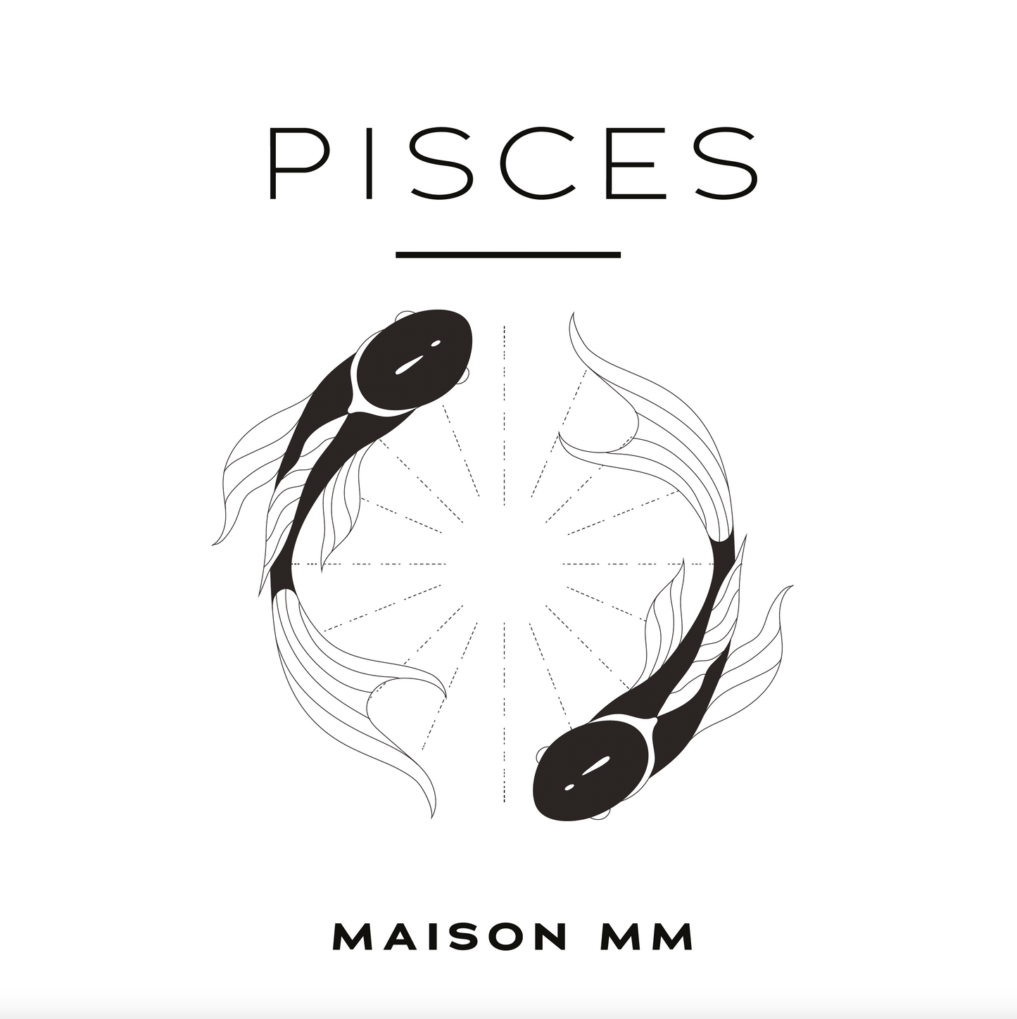 Maison MM Zodiac Pisces Candle - Natural Wax