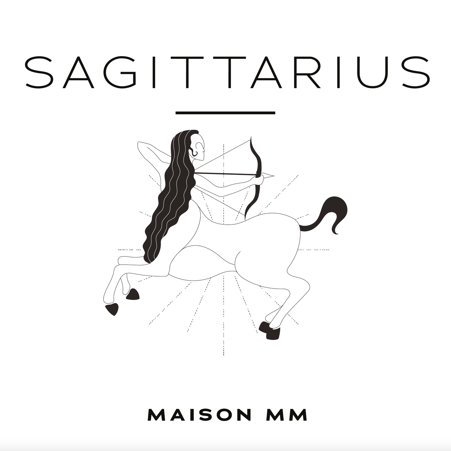 Maison MM Zodiac Sagittarius Candle - Natural Wax