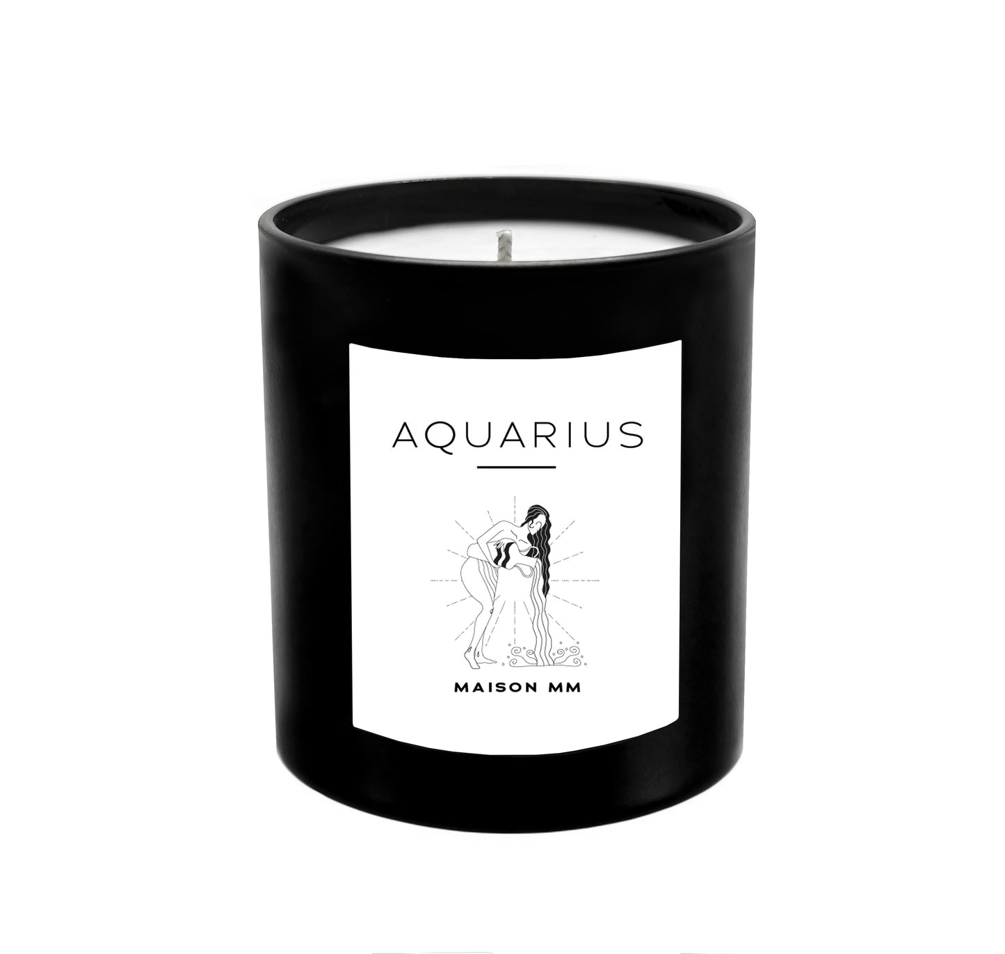 Maison MM Zodiac Aquarius Candle - Natural Wax